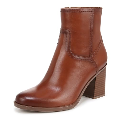 Naturalizer Kalina Ankle Bootie Brown Leather