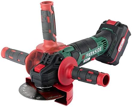 Parkside Pwsa 20 Li B3 Cordless Angle Grinder With 4 Ah Battery And Quick Charger In Carry Case Amazon De Baumarkt