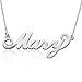 Personalized Name Necklace in Sterling Silver 925 - Custom Made with Any Name!