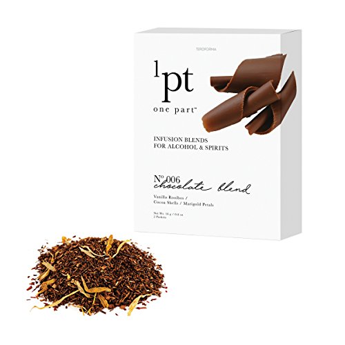 Teroforma 1PT Infusion Blends - Spirit & Alcohol Flavor Infuser Packets for Home Infusion, Single Pack 16g (Chocolate)