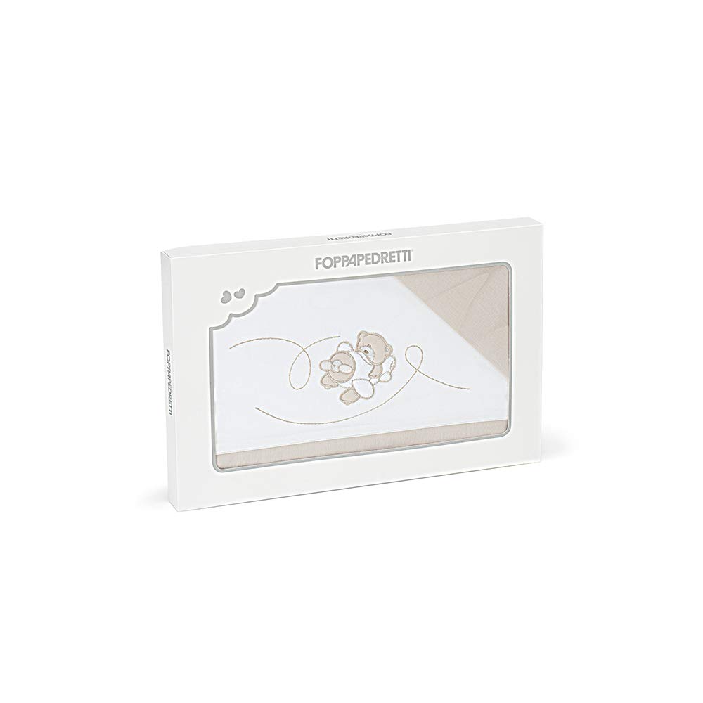 Foppapedretti Babyfly Bedding Set, 120 x 80 x 0.2 cm, 600 g, White/Beige