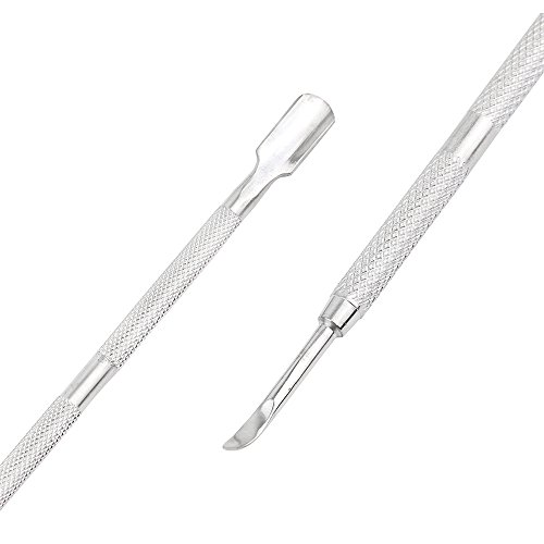 CHOP MALL Cuticle Nipper Clipper and 3Pcs Cuticle Pushers - Stainless Steel Cuticle Remover and Gel Nail Polish Scraper for Fingernails Toenails Beauty Manicure Tool Set - Thumbnail 6