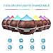 Mulcolor Essential Oil Diffuser, 2Pack 250ml Aromatherapy Diffuser for Essential Oils, Aroma Oil Diffuser Humidifier, Ultrasonic Diffuser Wood Grain, Waterless Auto Shut off, 7 Colors Light