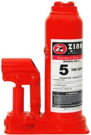 5 Ton Hydraulic Bottle Jack - Min. H. 7-7/8" Max. H. 15-3/8"