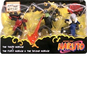 Naruto Battle Packs Hokage Battle Action Figure Multi-Pack