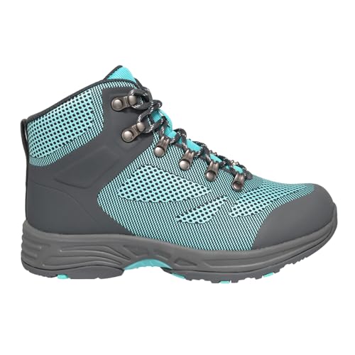 Propét Womens Conni Boot Aqua/Grey 09H X-Wide