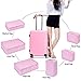 JJ POWER Travel Packing Cubes, Luggage Organizers with Shoe Bag (Random Color)