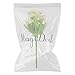 1 Bunch Cineraria Artificial Flower Bouquet Home Office Decor (Light Yellow and White)