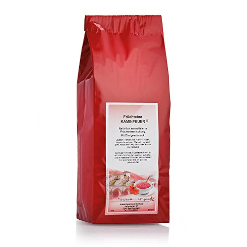 Sanct Bernhard Früchtetee Kaminfeuer mit Apfel, Hibiscus, Hagebutte, Mandel, Zimt 250 g