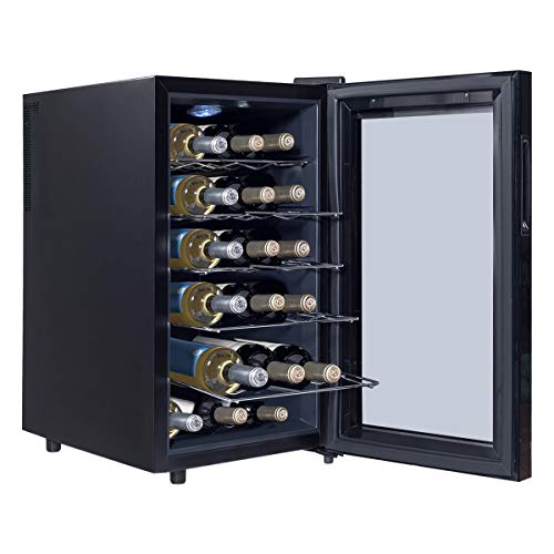 18 Bottle Freestanding Thermoelectric Wine Cooler New Perfect Beautiful Classic Elegant Useful CHOOSEandBUY