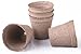 100 New Round Jiffy Peat Pots Size 3x3 ~ Pots are 3 Inch Round at The Top and 3 Inch Deep.