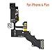 Johncase New OEM 1.2MP Front Facing Camera Module w/Proximity Sensor + Microphone Flex Cable Replacement Part Compatible for iPhone 6 Plus (All Carriers)