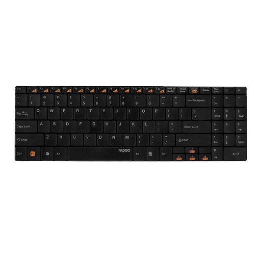 Rapoo | E9070-B 2.4G Wireless Ultra-Slim Keyboard - Black/Blade Series