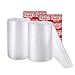 Lekzai Bubble Cushioning Wrap Roll, 12 Inch x 72 Feet (2 Roll), Perforated Every 12