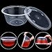 Augshy 50 Pack 8oz Slime Containers with Lids,Clear Slime Storage Cases