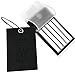 Shacke Luggage Tags with Semi Transparent Protective Cover w/ Steel Loops - Set of 2