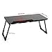 Cocoarm Foldable Lapdesk Multi Function Wooden Laptop Desk Adjustable Portable Breakfast Serving Bed Tray for Surfing Reading Writing Eating, Blackthumb 4