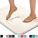 GORILLA GRIP Memory Foam Bath Mat, Soft Absorbent Velvet Bathroom Mats, Durable Dots on Underside, Machine Washable Bathmat, Carpet Rug Room Decor for Shower Tub Floor RV, 24x17 Rugs, Cream