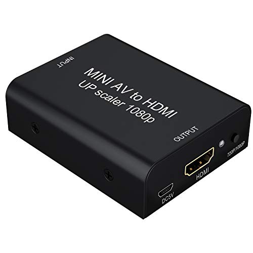 image for 1st Choice RCA to HDMI, GANA 1080P Mini RCA Composite CVBS AV to HDMI 