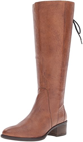 Steve Madden Women's Laceupw Western Boot, Cognac Leather, 8 M US