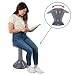 ECR4Kids ACE Active Core Engagement Wobble Stool for Kids, Flexible Classroom and Home Seating, 20", Grey