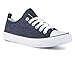 Twisted Women's KIX Lo-Top Casual Fashion Sneaker -KIXLOS Denim, Size 8