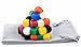 HD DICE 48 Pcs Blank DIY Dice Cubes, 16mm, 8 Colors, Acrylic, Hexahedron, Multicolor, Games