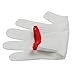J.S.U Medium White Cotton Heavy Duty Gloves - 12 Pairs