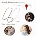 AirPods Case,Aheadife 9 in 1 Airpods Accessories Earphone Headphone Set Silicone Protective Cover Compatible for Apple Airpods 1&2 Charging Case with EarHook, Keychain,Airpods Strap & Watch Holderthumb 1