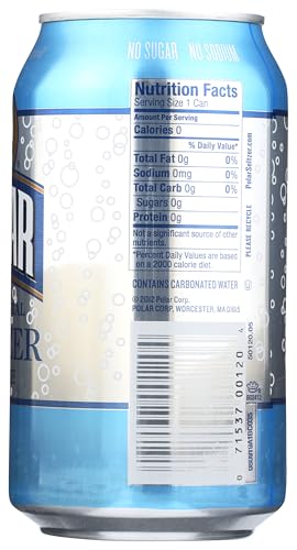 POLAR BEVERAGES ORIGINAL SELTZER, 12 FZ