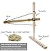 TEMEAYE Bow Drill Kit Fire Starter Primitive Wood Survival Practice Friction Fire Tool Scout Outdoor Activity Kits Teaching Outward Bound Trainingthumb 1