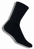 Thorlo Unisex Moderate Cushion Walking Crew Sock, Black, X-Large (shoe size-Men's 13-15)