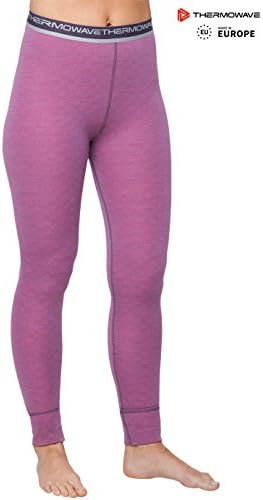 Thermowave MERINO XTREME/Womens Merino Wool Thermal Pants/GRAPEADE - L