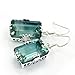 Shimmering Sterling Silver Lab Created Color Change Alexandrite Dangle Earrings