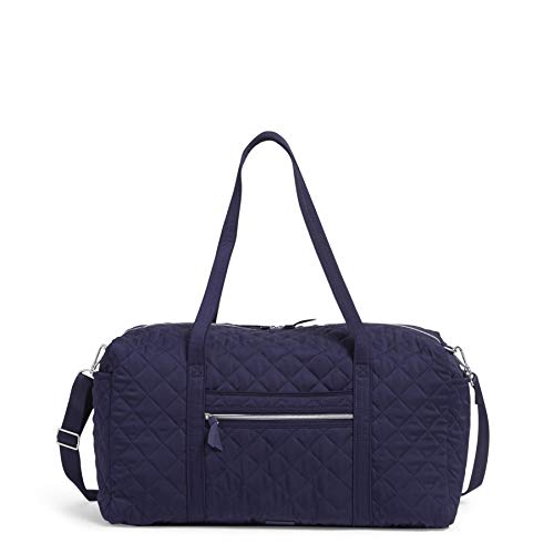 Vera Bradley Performance Twill Large Travel Duffle Bag, Classic Navy