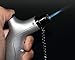 Tomolo Silver Color Jet Flame Torch Cigarette Cigar Lighter,Mini Cooking Torches with Gift Box