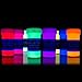 Black Light Paints by neon nights - 8 Fluorescent Wall Paints - Neon Glow Paints for Blacklights, UV Lights - Glowing Neon Paints Handcrafted in Germany