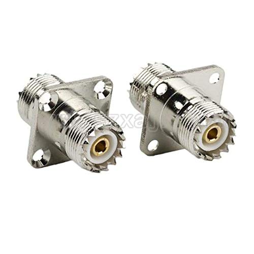 Eaglers Connector - 2pcs Rf Coaxial Coax Adapter Uhf Pl259 So239 to Uhf Pl259 So239 Type Connector - Thumbnail 7