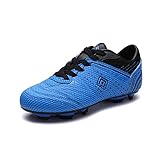 Dream Pairs Little Kid 160859-K Royal Black Soccer Football Cleats Shoes - 3 M US Little Kid