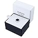 Mens Black Tie Tack with Chain Mens Wedding Business Shirt Accessories - Silver Tone