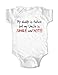 My daddy is taken but My Uncle is SINGLE and HOT - funny baby one piece (6 Months, White)