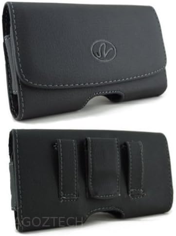 Leather Horizontal Sideways Belt Clip Case Pouch Holster for SONY Xperia Z Ultra C6806 C6833-Auction4tech Brand