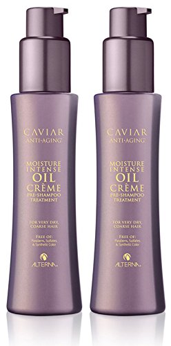 Caviar Anti-Aging Moisture Intense Oil Crème Pre-Shampoo Treatment, 4.2-Ounce, 2-Count
