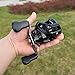 Sougayilang Baitcasting Reel, 7.2:1 Gear Ratio Super Smooth Power, 12 + 1 Shielded Ball Bearings, 18LB Super Drag, Anti-Corrosion Black Fishing Reel-Right Hand