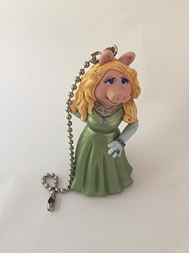 Disney Muppets Miss Piggy PVC Figure Chain Light Fan Pull Figurine Doll Toy