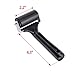 3.8 and 2.2 Inch Hard Rubber Brayer for Anti-Skid Tape Construction Tool Printmaking and Stamping Gluing Application, 2 Pieces