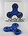 Fidget Spinner Toy Ceramic Bearing Stress Reducing Shatter Resistant - EDC Focus Tri-spinner for Anxiety Stress Autism ADD OCD Boredom and Tension - 1m+ Spin Time -Non-3D Printed - Blue