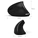Left-Handed Mouse, Jelly Comb MV016 Wireless 2.4G USB Left Hand Ergonomic Vertical Mouse