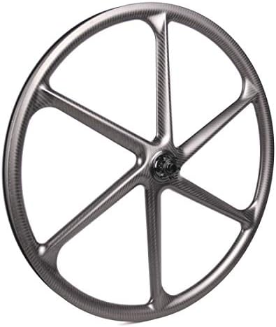 LightCarbon MTB 6 Fixed Power Beam Spoke Gear Clincher Tubeless Ready Carbon Fiber Bicycle Front Wheel Size 29er 700c x 24/30mm Width 30mm Rim Depth/Mountain Type/Chosen hub Shimano Sram 10/11s XD