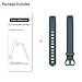 Greeninsync Band for Alta Large,Replacement for Alta HR Accessories Band Watch Buckle Wristbands for Alta/Alta HR/Ace Strap Bracelets W/Metal Clasp and Fastener(Slate)